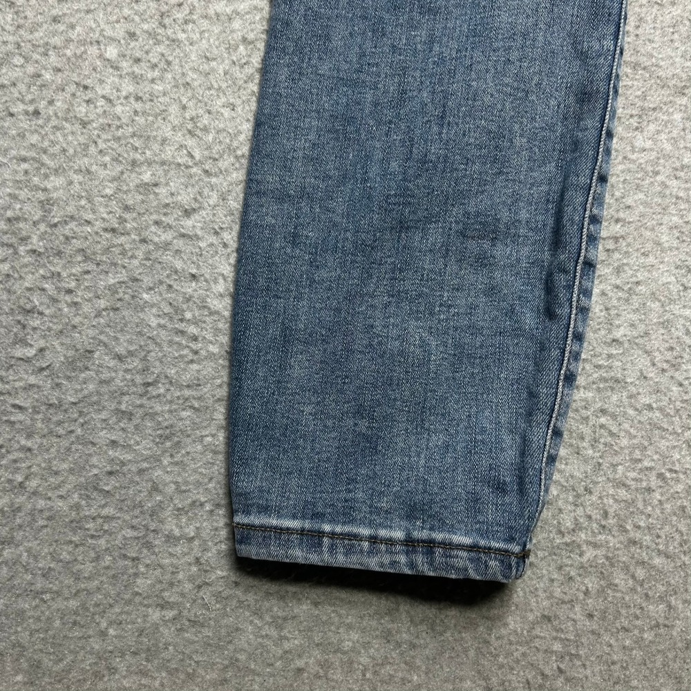 Lucky Brand Bridgette Crop Jeans Womens 10/30 Blue Cotton High Rise Button Fly - Picture 8 of 15